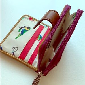 Vera Bradley RFID Small Bird Print Wallet